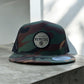 Embroidered patch snap back hat